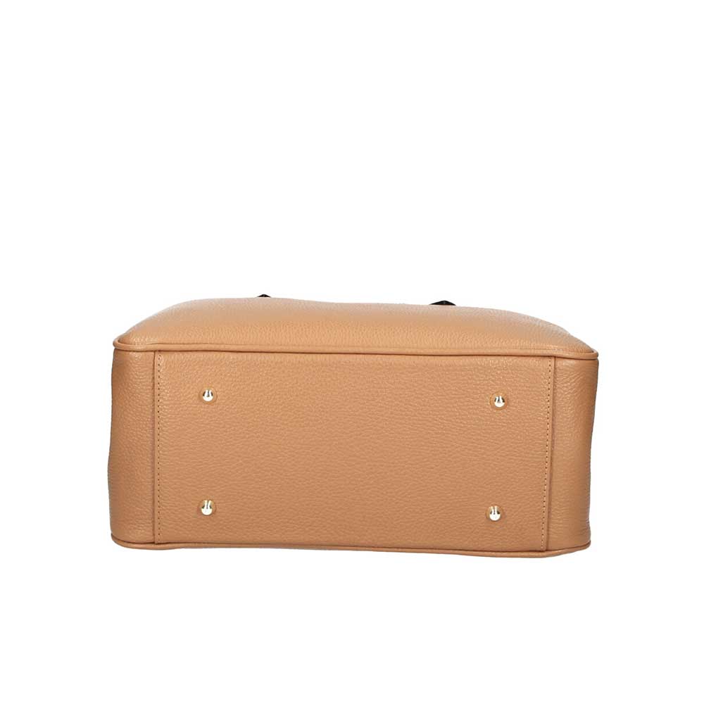 Δερμάτινη τσάντα χειρός Genevieve Κονιάκ Iris Bags 5 Δερμάτινη τσάντα χειρός, genevieve, Κονιάκ, iris bags 5