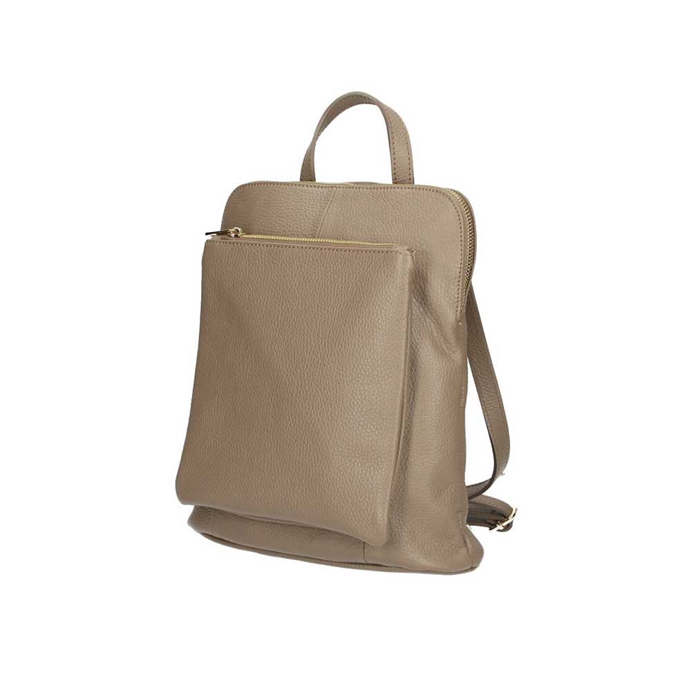 Σακίδιο από δέρμα τύπου dollaro Zamila Dark Taupe Iris Bags Σακίδιο από δέρμα τύπου dollaro, zamila, dark taupe, iris bags