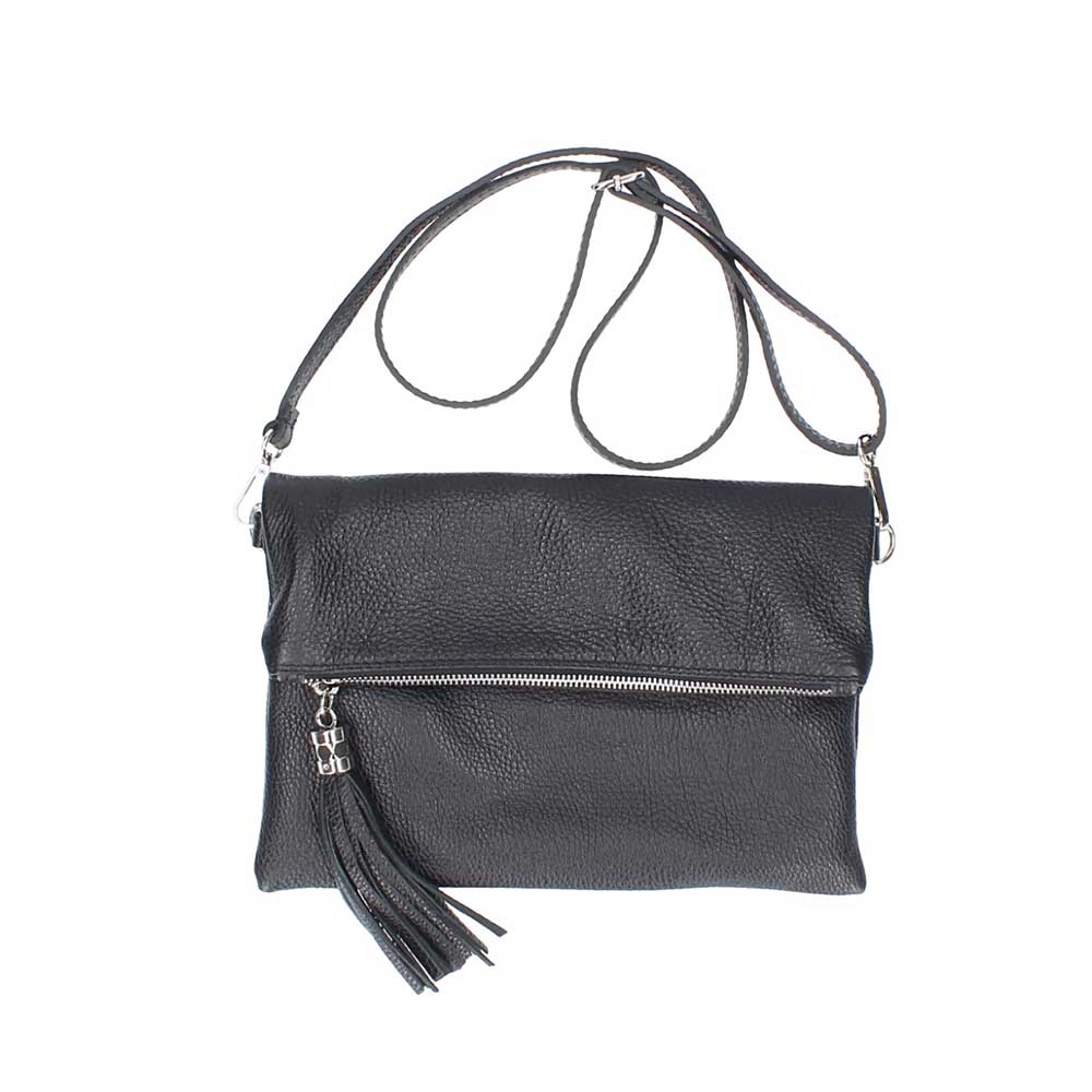Χιαστί τσάντα από δέρμα τύπου dollaro Elsbe Μαύρο Iris Bags Χιαστί τσάντα από δέρμα τύπου dollaro, elsbe, Μαύρο, iris bags