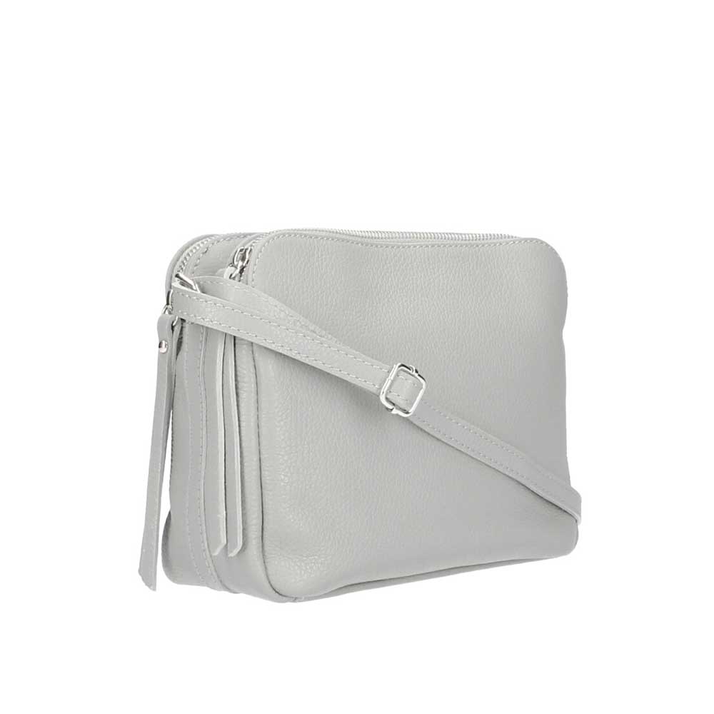 Χιαστί τσάντα από δέρμα τύπου dollaro Fosca Γκρι Iris Bags Χιαστί τσάντα από δέρμα τύπου dollaro, fosca, Γκρι, iris bags