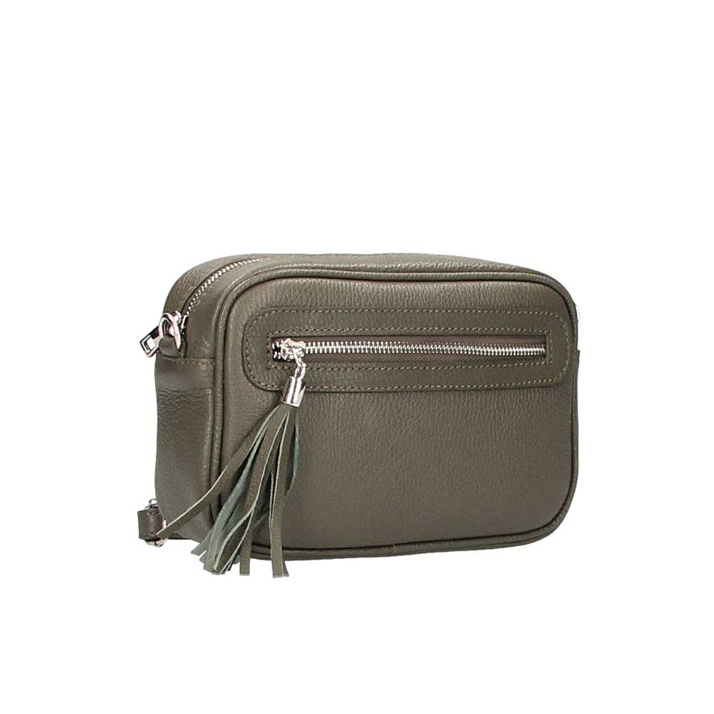 Χιαστί τσάντα από δέρμα τύπου dollaro Tinka Dark Taupe Iris Bags 3 Χιαστί τσάντα από δέρμα τύπου dollaro, tinka, dark taupe, iris bags 3