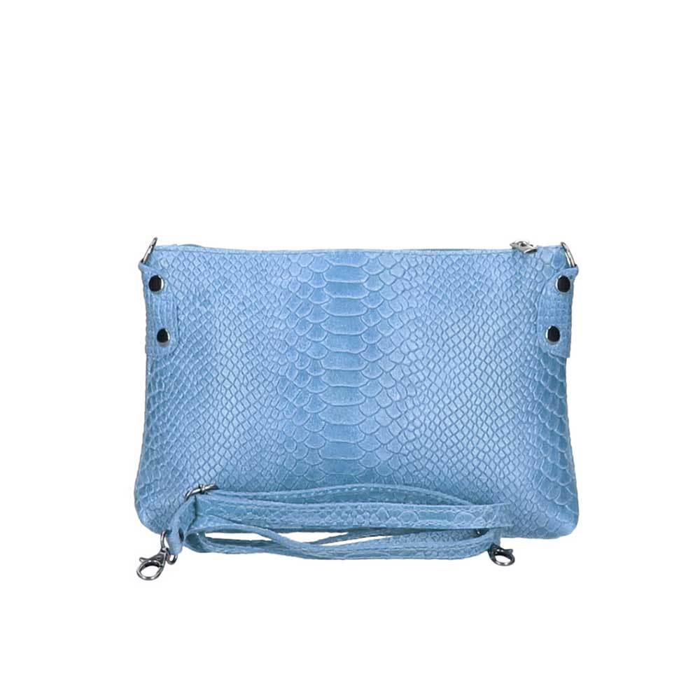 Χιαστί τσάντα από μαλακό δέρμα με snakeprint Theresa Γαλάζιο Iris Bags 3 Χιαστί τσάντα από μαλακό δέρμα με snakeprint, theresa, Γαλάζιο, iris bags 3