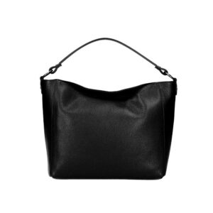 Τσάντα ώμου από δέρμα dollaro, brunella, Μαύρο, iris bags