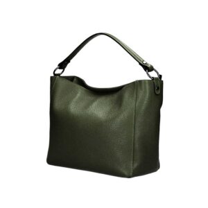 Τσάντα ώμου από δέρμα dollaro, brunella, Πράσινο λάδι, iris bags 1