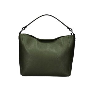 Τσάντα ώμου από δέρμα dollaro, brunella, Πράσινο λάδι, iris bags