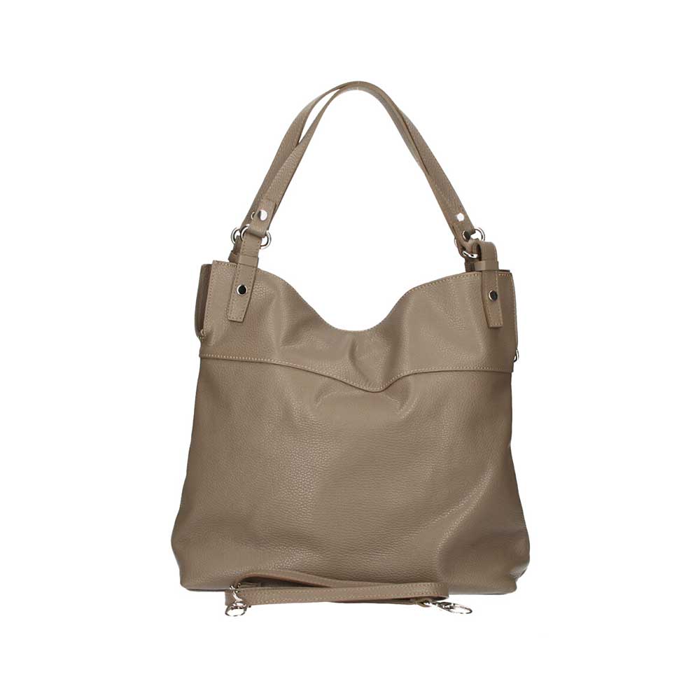 Τσάντα ώμου από δέρμα τύπου dollaro Talia Dark Taupe Iris Bags 3 Τσάντα ώμου από δέρμα τύπου dollaro, talia, dark taupe, iris bags 3